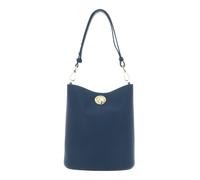 COCCINELLE Nikla Handbag Double Grainy Leather Deep Blue / Sandshell