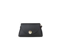 Coccinelle Handtasche Nikla – doppelt genarbtes Leder – Noir/Cognac