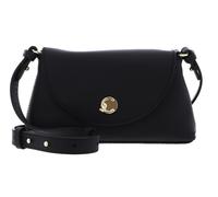 COCCINELLE Nikla Mini Bag Double Grainy Leather Noir / Cognac