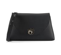 Coccinelle Handtasche Nikla – doppelt genarbtes Leder – Noir/Cognac