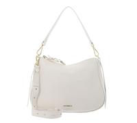 Coccinelle Nory Schultertasche Leder 30 cm weiss
