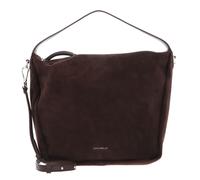 COCCINELLE Oliver Suede Handbag Suede Leather Fond. Bro / Fon Bro