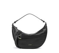 Coccinelle Paki Beuteltasche schwarz, genarbtes Leder, Damen