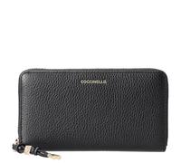 COCCINELLE Pansy Wallet Grained Leather Noir