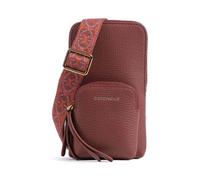 Coccinelle Pixie Handytasche braun, genarbtes Rindsleder, Damen