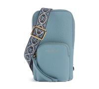 Coccinelle Pixie Handytasche hellblau, genarbtes Rindsleder, Damen