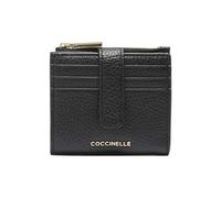 Coccinelle - Metallic Soft Kreditkartenetui Leder 10 cm Portemonnaies Schwarz Damen
