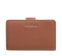 Coccinelle Portemonnaie - Metallic Soft - Gr. unisize - in Braun - für Damen