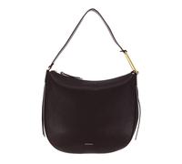 COCCINELLE Priscilla Handbag Grained Leather Darkbrown