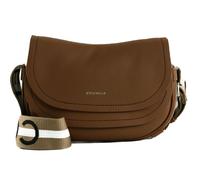 COCCINELLE Raquel Crossbody Bag Cognac / Noir