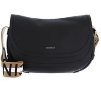 COCCINELLE Raquel Crossbody Bag Noir / Cognac