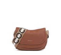 COCCINELLE Raquel Crossbody Bag Cognac / Noir