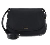 Coccinelle Schultertasche Rebekka genarbtes Leder Schwarz Damen