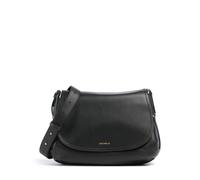 Coccinelle Rebekka Schultertasche schwarz, genarbtes Rindsleder, Damen