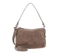 COCCINELLE Rebekka Suede Mini Bag Grained Leather Warm Taupe