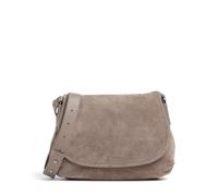 Coccinelle Rebekka Suede Schultertasche taupe, aufgerautes Rindsleder, Damen