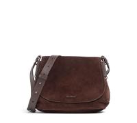 Coccinelle Rebekka Suede Umhängetasche dunkelbraun, Rauleder, Damen