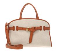 Coccinelle Handtasche Schultertasche Sabine Canvas Handbag Natural/Crab beige