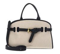 Coccinelle Handtasche Schultertasche Sabine Canvas Handbag Natural/Noir beige