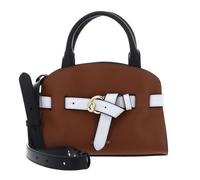 COCCINELLE Sabine Handbag Cognac / Noir / Snow