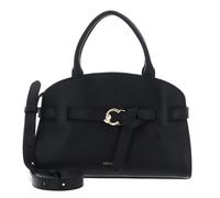 Coccinelle Handtasche Sabine – fein genarbtes Rindsleder – Schwarz – Damen