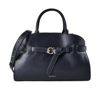 Coccinelle Leder Schultertasche Handtasche Sabine Handbag Midnight Blue dunkelblau
