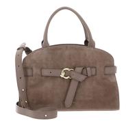 COCCINELLE Sabine Suede Bi Handbag Warm Taupe