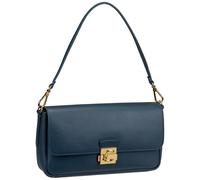 Coccinelle C-Me Lock Schultertasche Leder 29 cm blau
