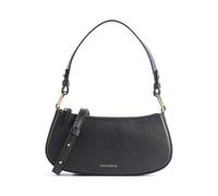 Coccinelle Schultertasche schwarz, genarbtes Leder, Damen