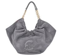 Coccinelle Smash Schultertasche Leder 26.5 cm grau