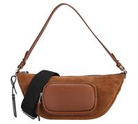 Coccinelle STG Paki Suede - Schultertasche 32 cm (cognac)