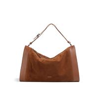 Coccinelle Elinor Suede Beuteltasche cognac, aufgerautes Rindsleder,genarbtes Rindsleder, Damen