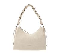 COCCINELLE Suede Bimaterial Shoulderbag Sandshell