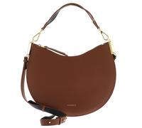 COCCINELLE Sunup Handbag Double Grainy Leather Cognac / Noir
