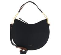 COCCINELLE Sunup Handbag Double Grainy Leather Noir / Cognac