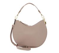 COCCINELLE Sunup Handbag Double Grainy Leather Rosette / Warm Taupe