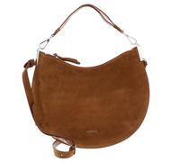 COCCINELLE Sunup Handbag Suede Leather Cognac