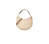 COCCINELLE Sunup Handbag Double Grainy Leather Pearl / Cognac