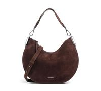 Coccinelle Sunup Suede Beuteltasche dunkelbraun, Rauleder, Damen