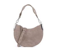 Coccinelle Sunup Suede Schultertasche taupe, aufgerautes Rindsleder, Damen