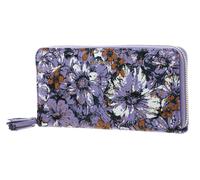 COCCINELLE Tassel Flower Print Zip Around Wallet Mul. Lavend / Lave 
