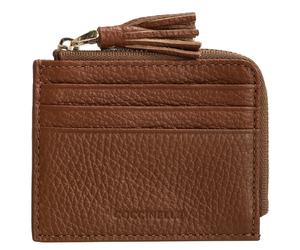 Coccinelle Tassel - Kreditkartenetui 6cc 10 cm (cognac)