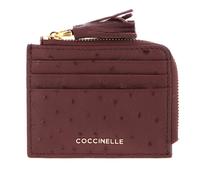 COCCINELLE Tassel Ostrich Credit Card Holder Carruba