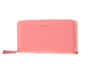 COCCINELLE Tassel Zip Around Wallet Camelia