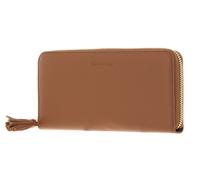 COCCINELLE Tassel Zip Around Wallet Nocciola