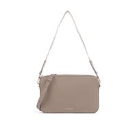 Coccinelle Tebe Schultertasche taupe, genarbtes Rindsleder, Damen