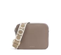 Coccinelle Tebe Umhängetasche taupe, genarbtes Leder, Damen