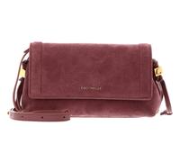 Coccinelle Leder Umhängetasche Thess Mini Bag Suede Leather/Grained Leather Wint. Rose/W. Ros beere
