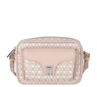 Coccinelle Beat Monogram Umhängetasche altrosa/weiß, Baumwolle, Damen