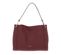 COCCINELLE Wallace Handbag Double Grainy Leather Brandy / Gren. Red